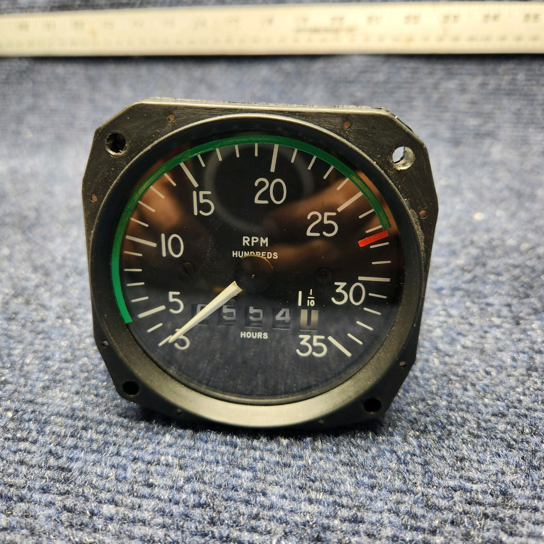 Used aircraft parts for sale, D1-112-5023 Beechcraft C23 SUNDOWNER MITCHELL RECORDING TACHOMETER, MECHANICAL.
