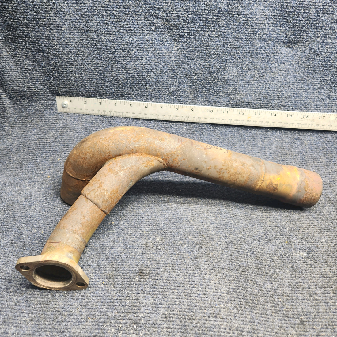 Used aircraft parts for sale, 642220-106 Mooney M20K FORWARD EXHAUST RISER LH WITH PROBE HOLE