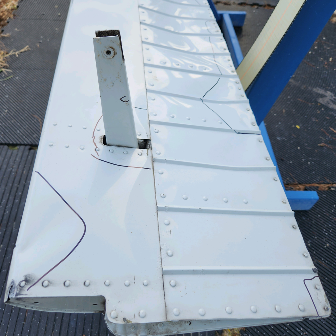 Used aircraft parts for sale, 69-160005-43 Beechcraft C23 SUNDOWNER FLAP ASSEMBLY LH "SEE PHOTOS FOR DETAILS"