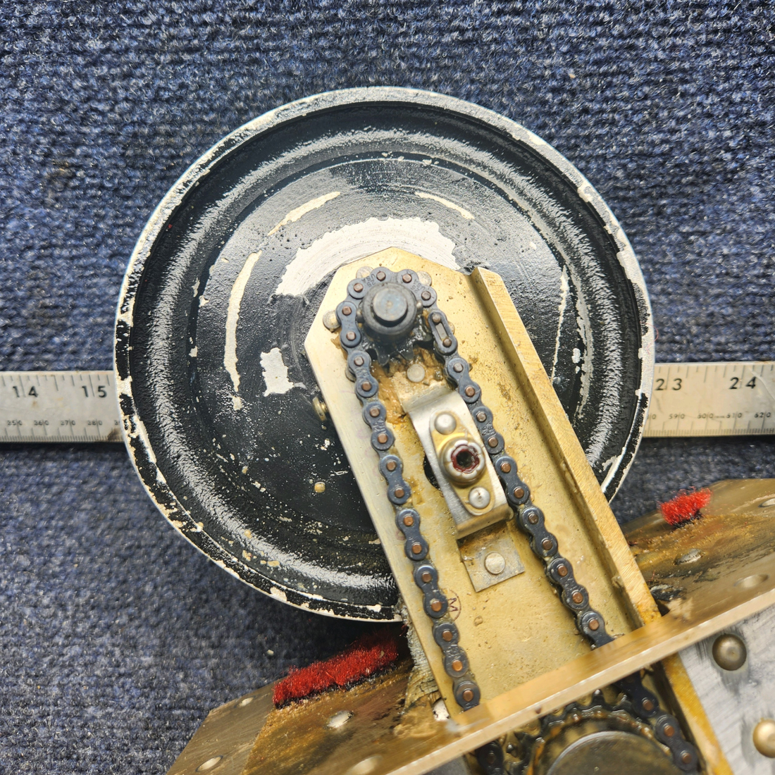 Used aircraft parts for sale, 740085-503 MOONEY M20J TRIM WHEEL ACTUATOR ASSEMBLY