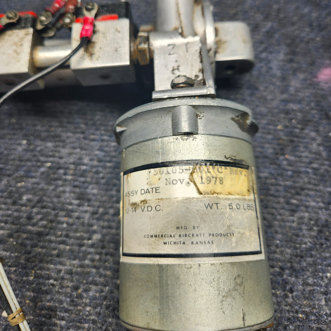 Used aircraft parts for sale, 750105-001 Mooney M20K MOONEY FLAP ACTUATOR W MOTOR 14V