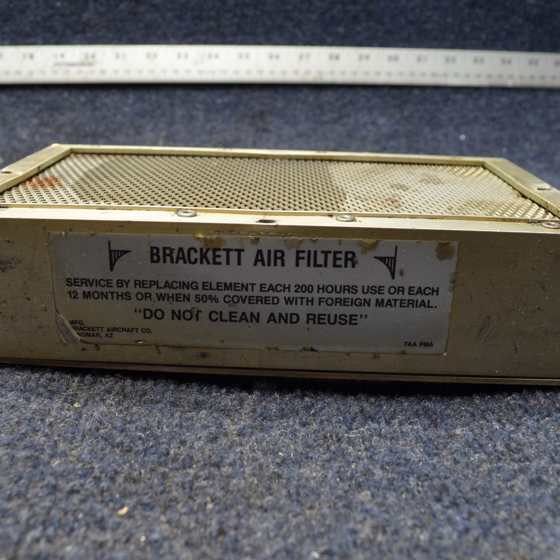 Used aircraft parts for sale, BA-5810 Cessna 172RG BRACKETT AIR FILTER BOX