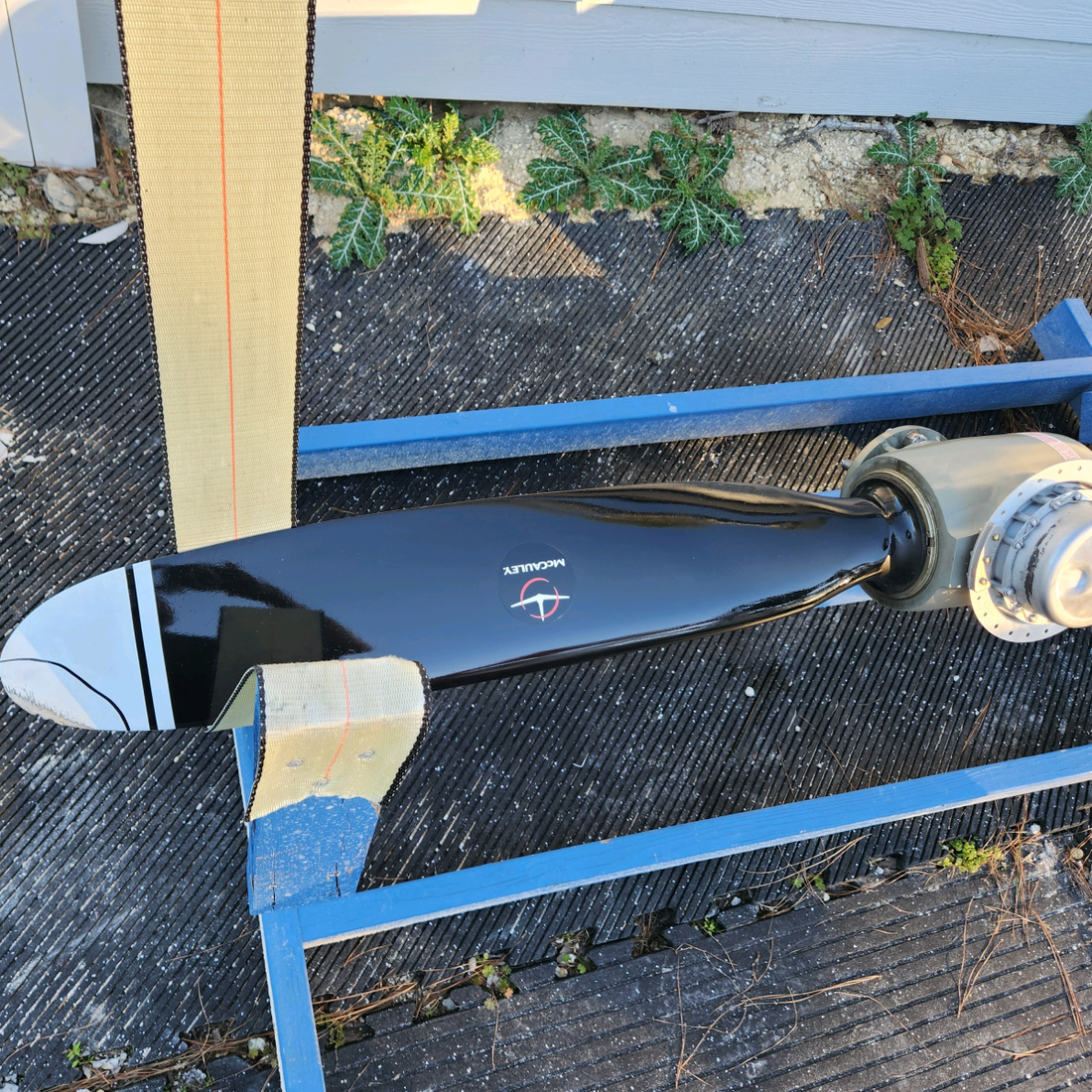 Used aircraft parts for sale, B2D34C214-B McCauley MOONEY M20J MC CAULEY PROP NEW 11/94 OVERHAUL 02/20 SPOH 60.27 HRS-MINORGOUGES IN TIPS