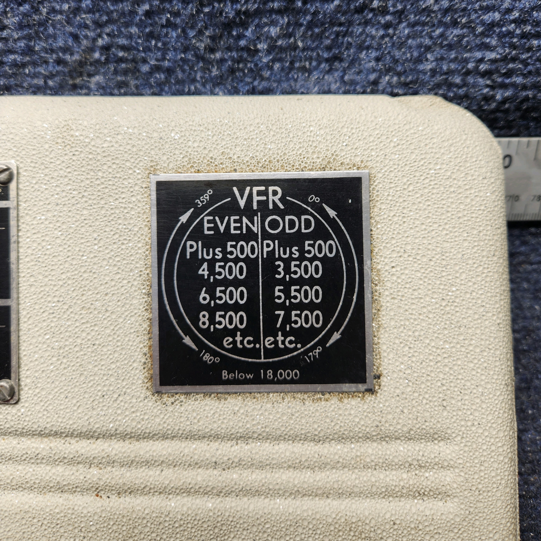Used aircraft parts for sale, 0700122-1 CESSNA 172K SUN VISOR WITH CHECKLIST GUIDE LH