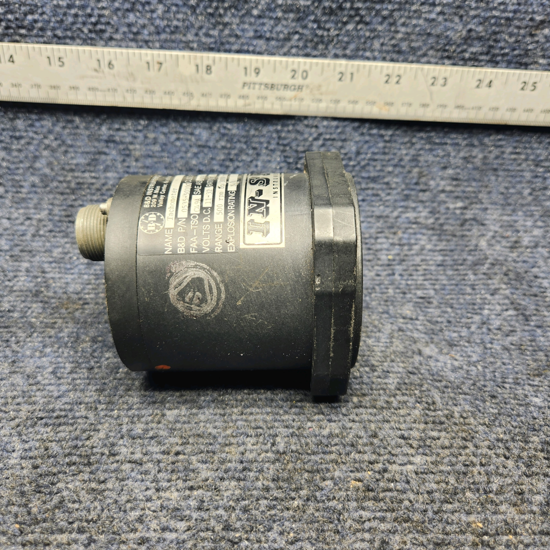 Used aircraft parts for sale, 0535-50100 Mooney M20K B&D INSTRUMENTS TACHOMETER