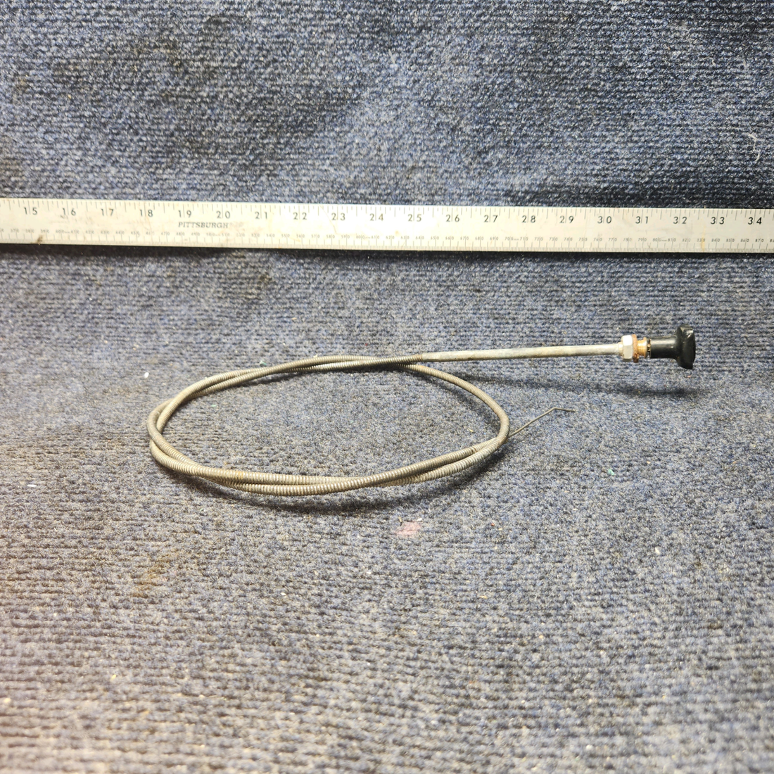 Used aircraft parts for sale, S1230-10 Cessna 182P Control Assy Carburetor Heat 47"