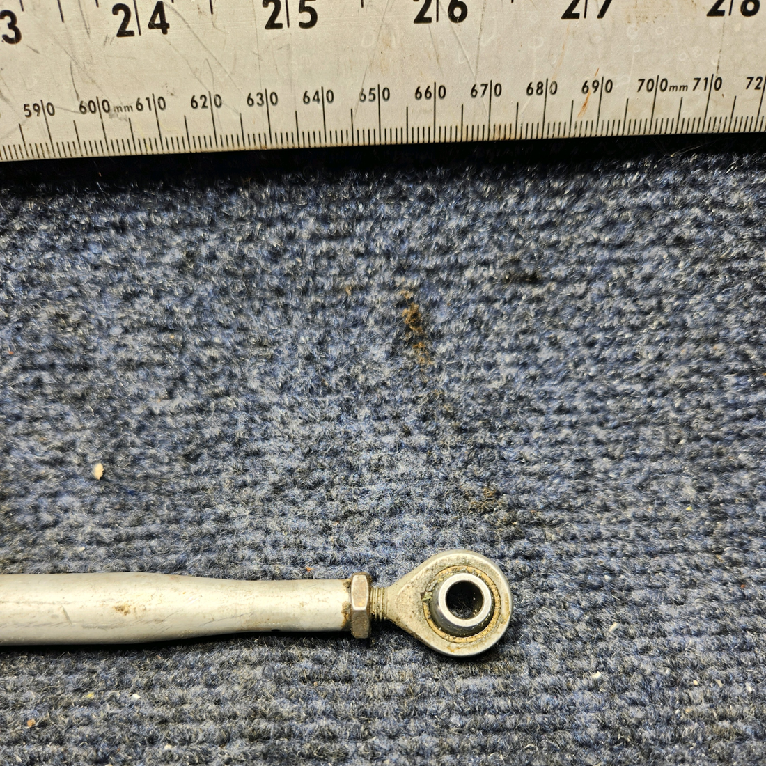 Used aircraft parts for sale, 35-521152-4 Beechcraft F33A TUBE ASSEMBLY AILERON PUSH PULL