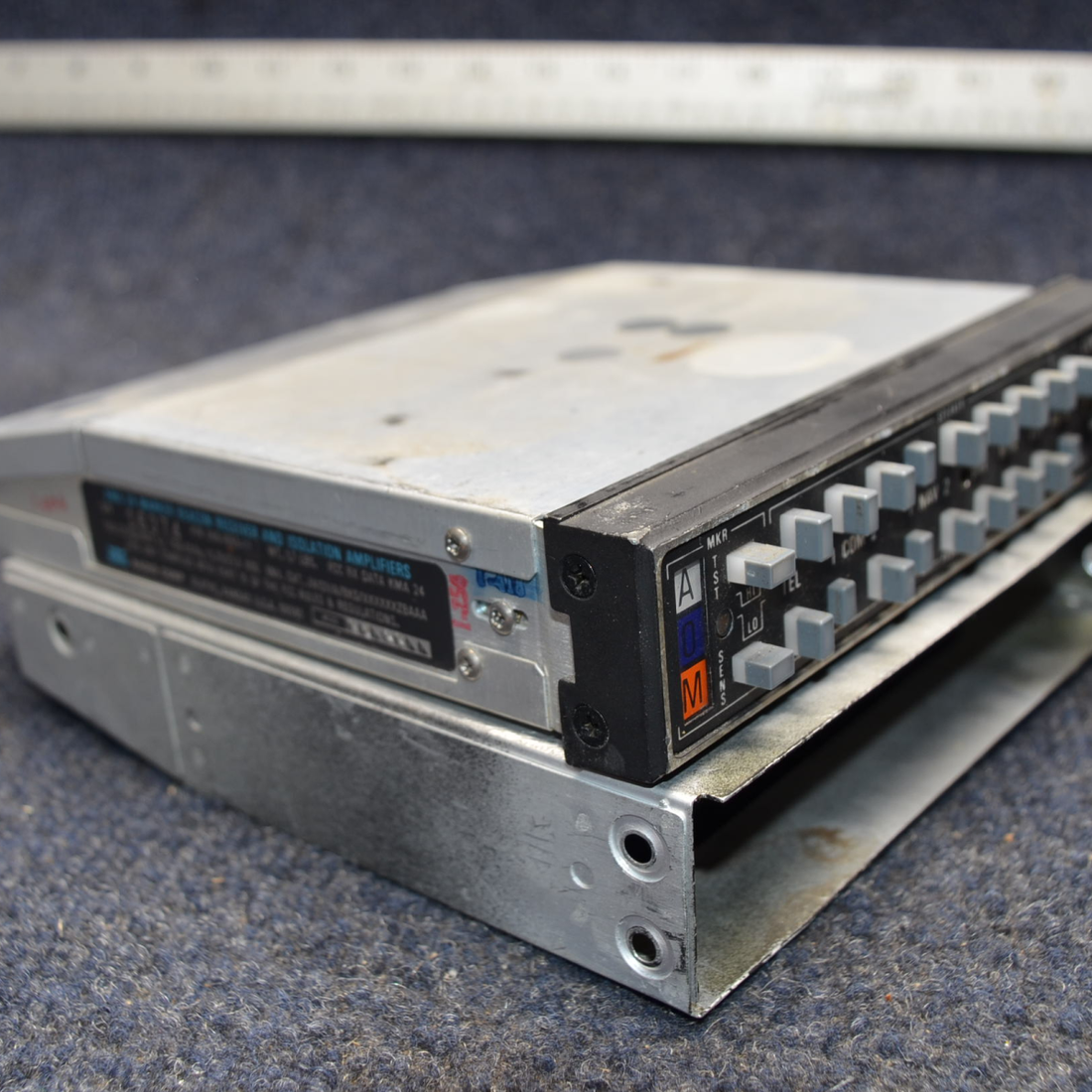 Used aircraft parts for sale, 066-1055-03 Cessna C175 KMA 24 BENDIX KING AUDIO PANEL W/ RACK AND CONNECTOR