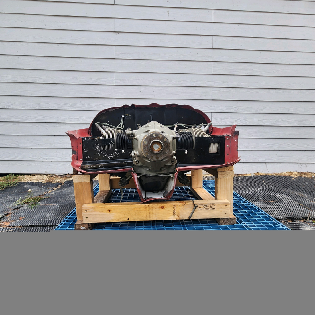 Used aircraft parts for sale, O-300-D Continental O-300-D Cessna 172E Aircraft Engine "Light Prop-Strike"