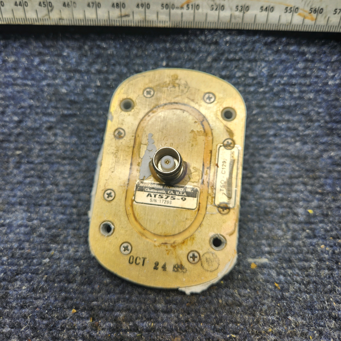 Used aircraft parts for sale, AT575-9 Mooney M20K AEROANTENNA GPS ANTENNA