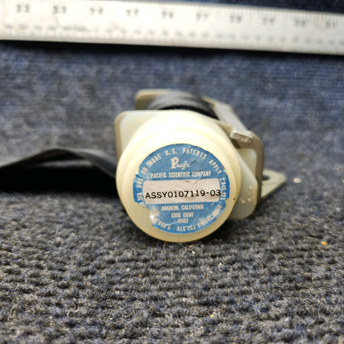 Used aircraft parts for sale, 0107119-03 Pacific Scientific Mooney M20J Shoulder Harness