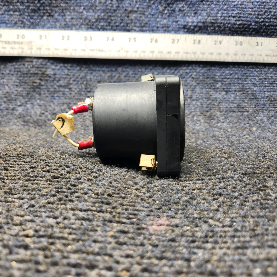 Used aircraft parts for sale, 96470‑1LW Mid-Continent Mooney M20J Clock/Test Instrument - Missing Knob