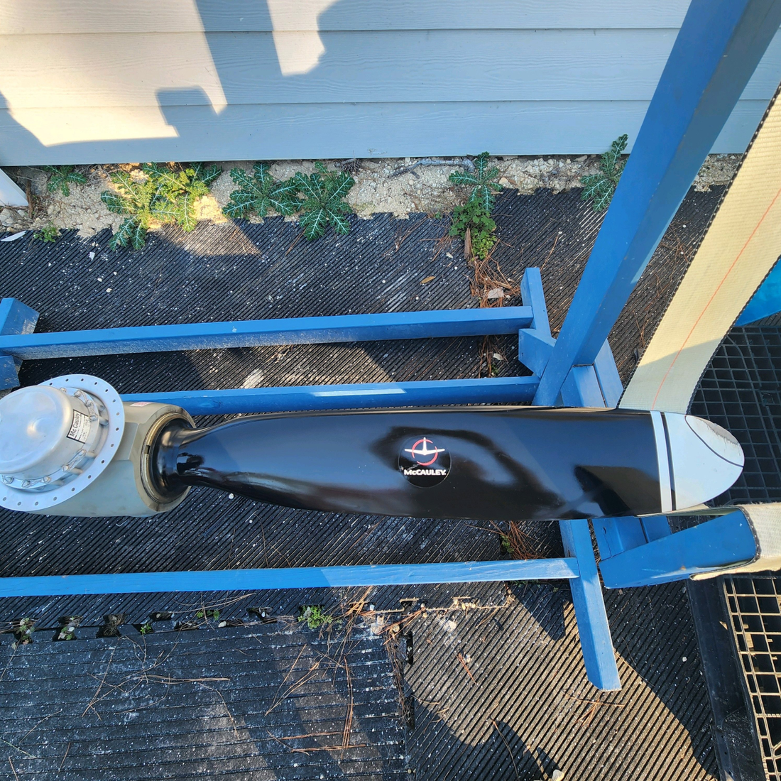 Used aircraft parts for sale, B2D34C214-B McCauley MOONEY M20J MC CAULEY PROP NEW 11/94 OVERHAUL 02/20 SPOH 60.27 HRS-MINORGOUGES IN TIPS