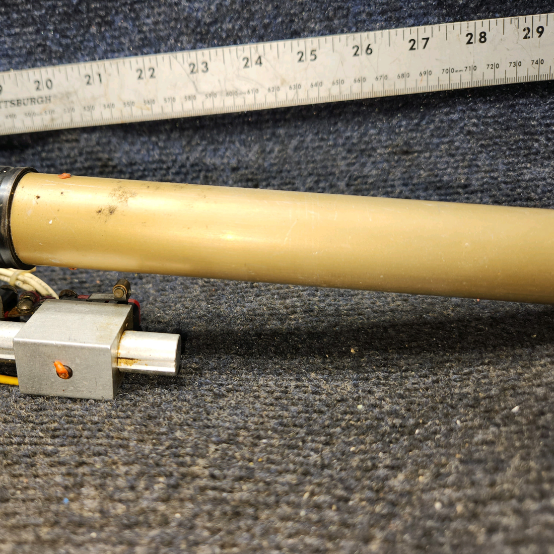 Used aircraft parts for sale, 750097-009,750105-1 Mooney M20J Flap Actuator Assy with Motor - 12V