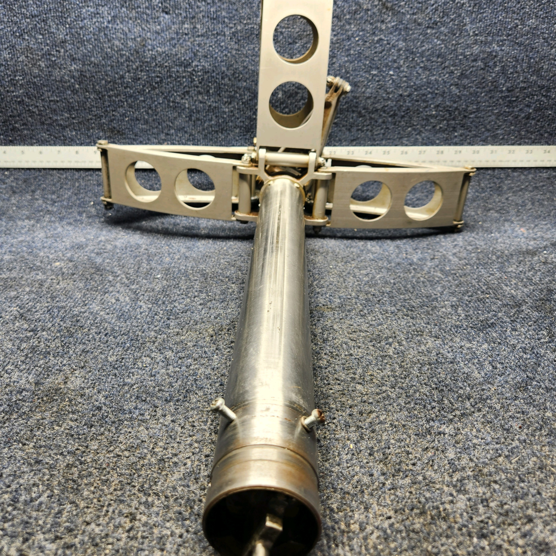 Used aircraft parts for sale, 35-524041-602 BEECHCRAFT F35 CONTROL COLUMN ASSEMBLY WITH HANGER, KNEES, LINKS