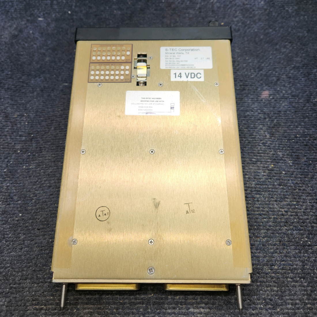 Used aircraft parts for sale, S-Tec 55X S-tec 55X CESSNA 172K Autopilot System with Servos / Turn Coordinator