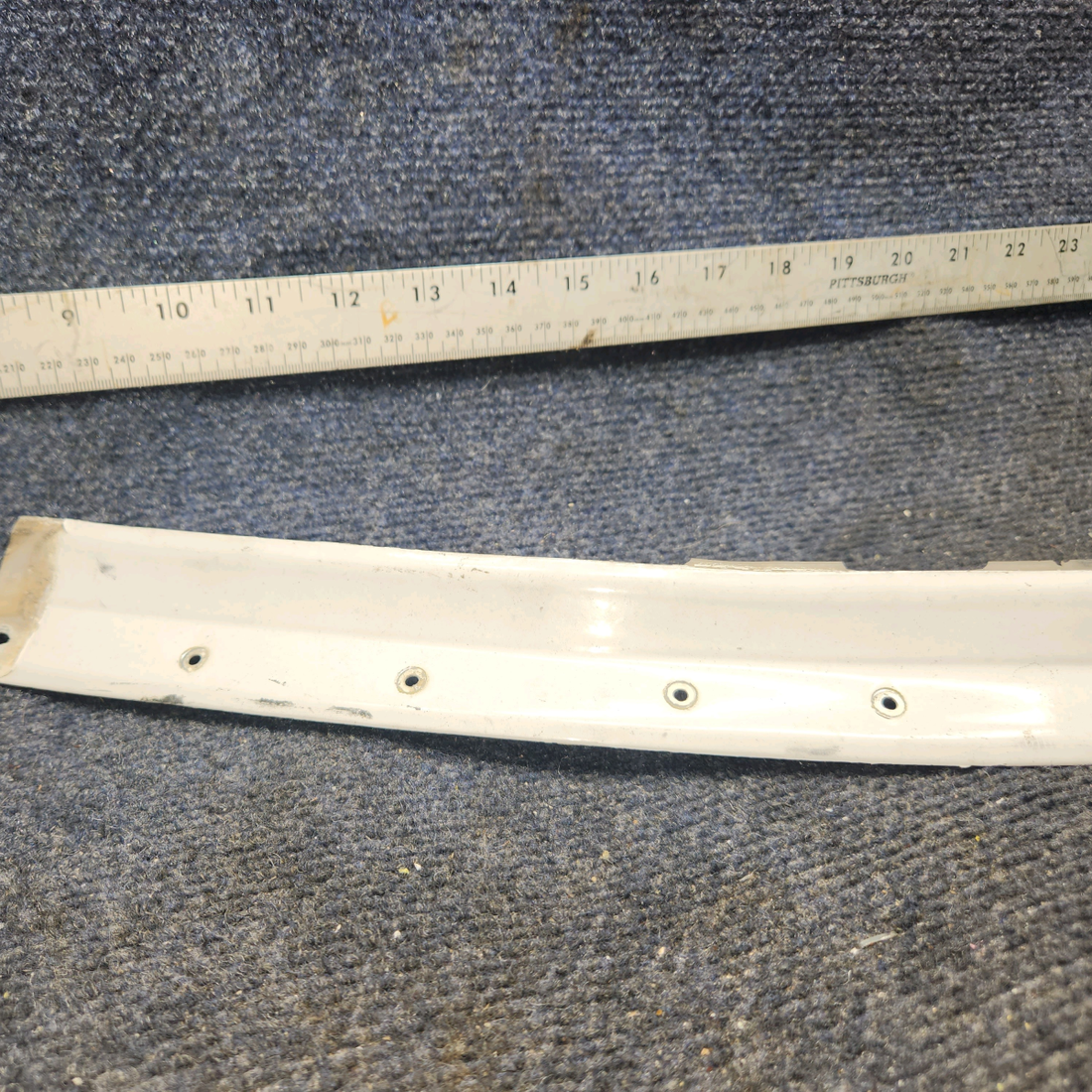 Used aircraft parts for sale, 63070-007, 63070-011, 63070-005 Piper PA28-161 Trim Strip & Collars Windshield Set