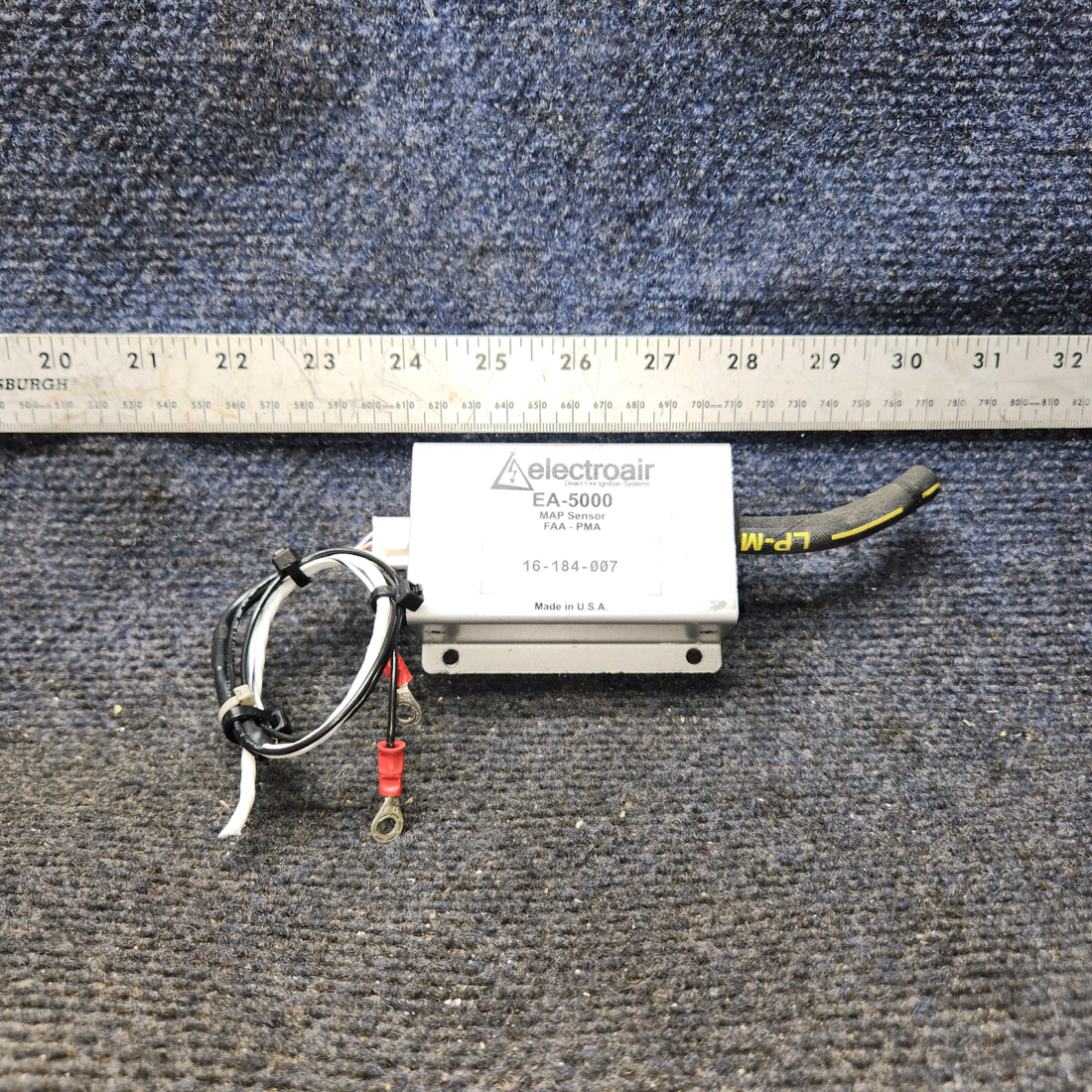 Used aircraft parts for sale, 16-184-007 ElectroAir EA-5000 Piper PA28-161 EA-5000 Map Sensor
