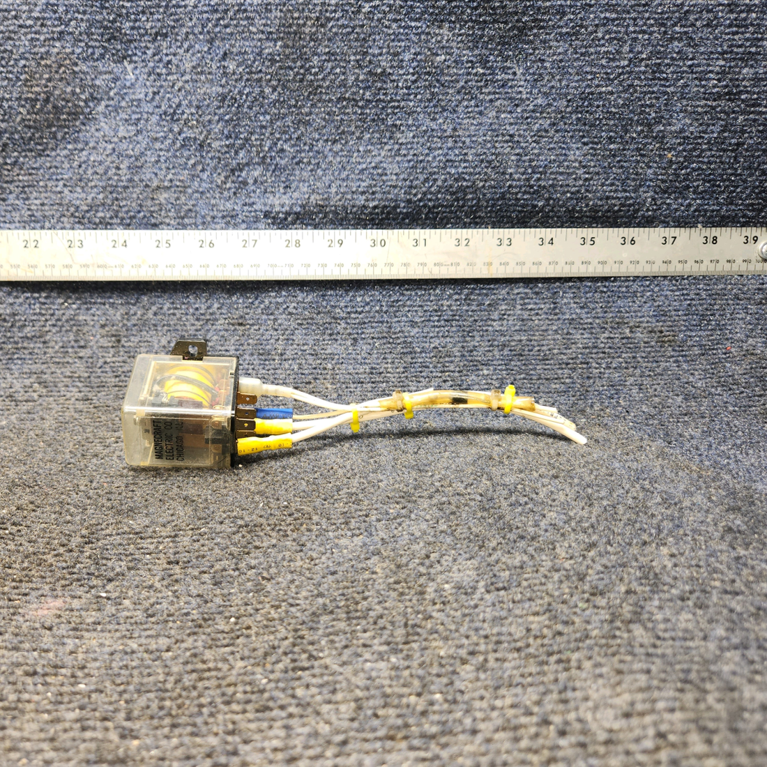 Used aircraft parts for sale, Avionics-Relay Magnecraft Electric Mooney M20J Radio Master Relay Diode