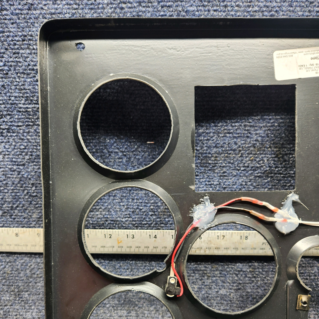 Used aircraft parts for sale, 0513242-18 CESSNA 172K SHOCK PANEL COVER
