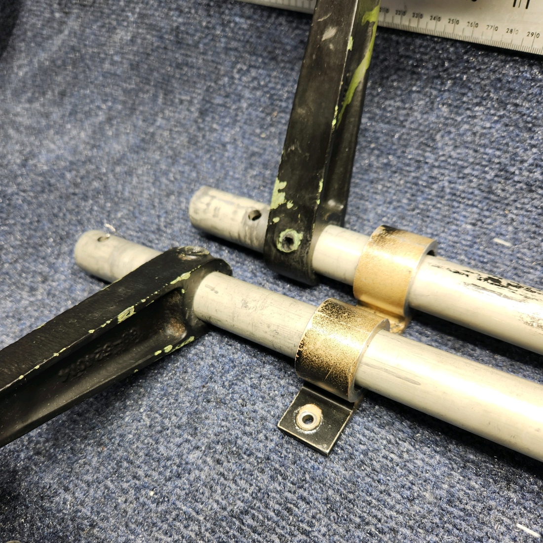 Used aircraft parts for sale, 169-524013-1 Beechcraft C23 SUNDOWNER RUDDER PEDAL INSTALLATION ASSY