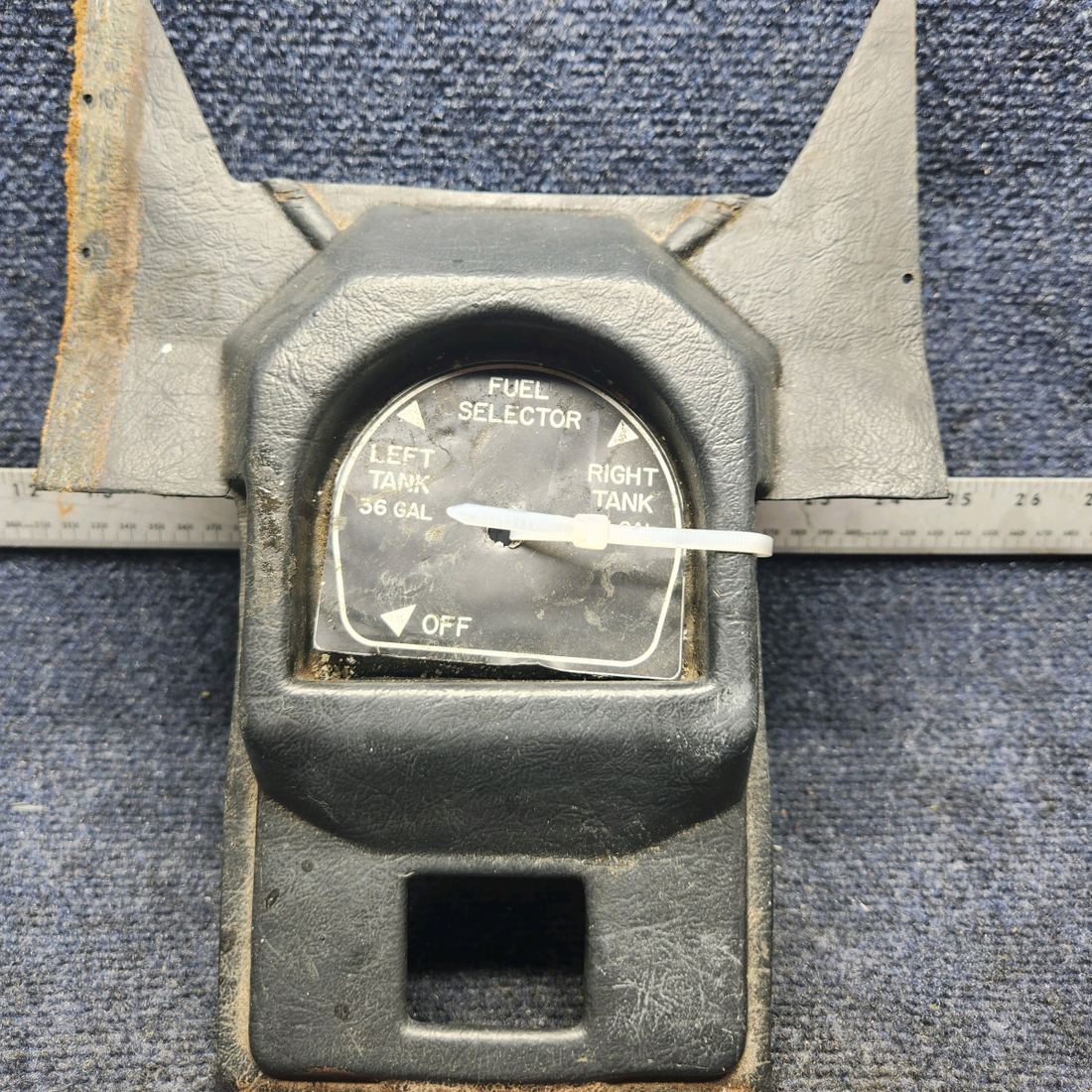 Used aircraft parts for sale, 610263-001 Mooney M20K FUEL SELECTOR INTERIOR TRIM COVER