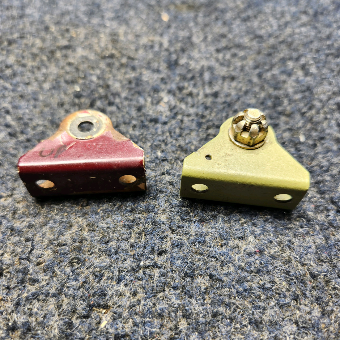 Used aircraft parts for sale, 35-650121-4 BEECHCRAFT F35 ELEVATOR HINGE BRACKET OUT PRICE PER EACH.