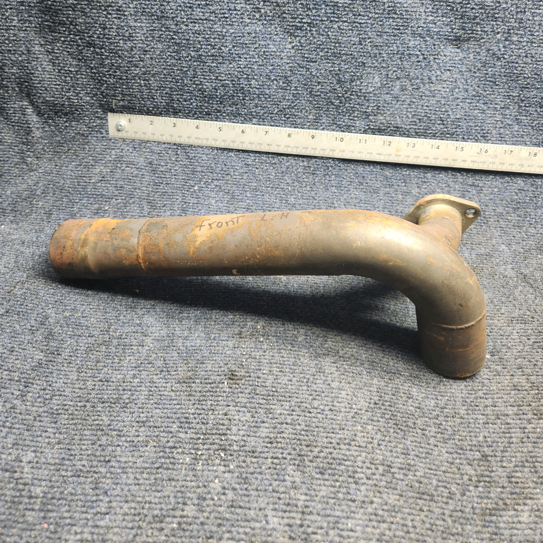 Used aircraft parts for sale, 642220-106 Mooney M20K FORWARD EXHAUST RISER LH WITH PROBE HOLE