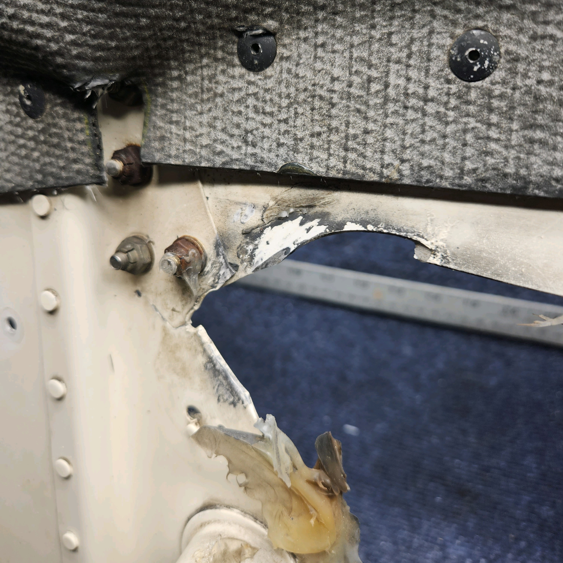 Used aircraft parts for sale, 169-910060-604 Beechcraft C23 SUNDOWNER BEECHCRAFT C23 LYCOMING O-360-A4J SET OF BAFFLES SEE PHOTOS