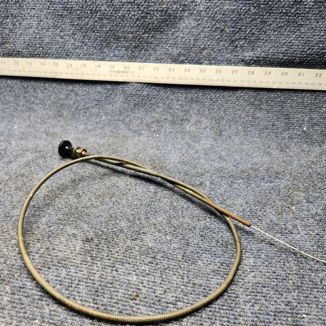 Used aircraft parts for sale, S1239-48 CESSNA C172RG CONTROL CABLE ASSEMBLY CABIN HEAT LENGTH: 39"
