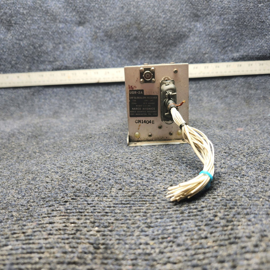 Used aircraft parts for sale, UGR-2A Beechcraft A24R Narco UHF Glideslope Receiver Unit