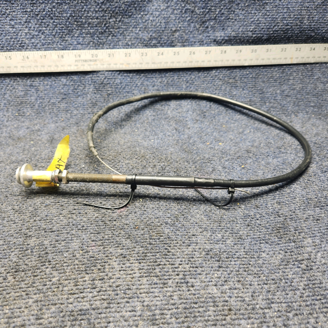 Used aircraft parts for sale, 640258-005 Mooney M20K CABIN HEAT CONTROL CABLE (L: 39-1/2")