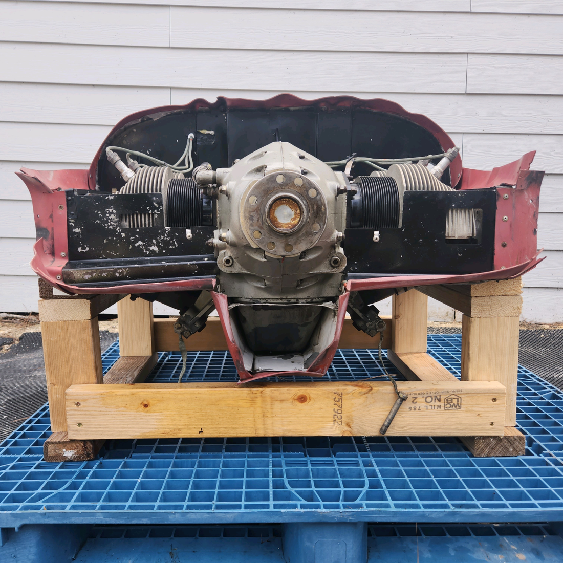 Used aircraft parts for sale, O-300-D Continental O-300-D Cessna 172E Aircraft Engine "Light Prop-Strike"