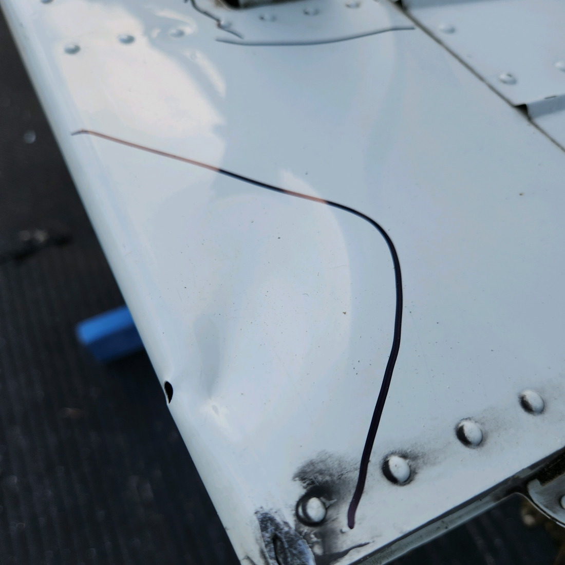 Used aircraft parts for sale, 69-160005-43 Beechcraft C23 SUNDOWNER FLAP ASSEMBLY LH "SEE PHOTOS FOR DETAILS"