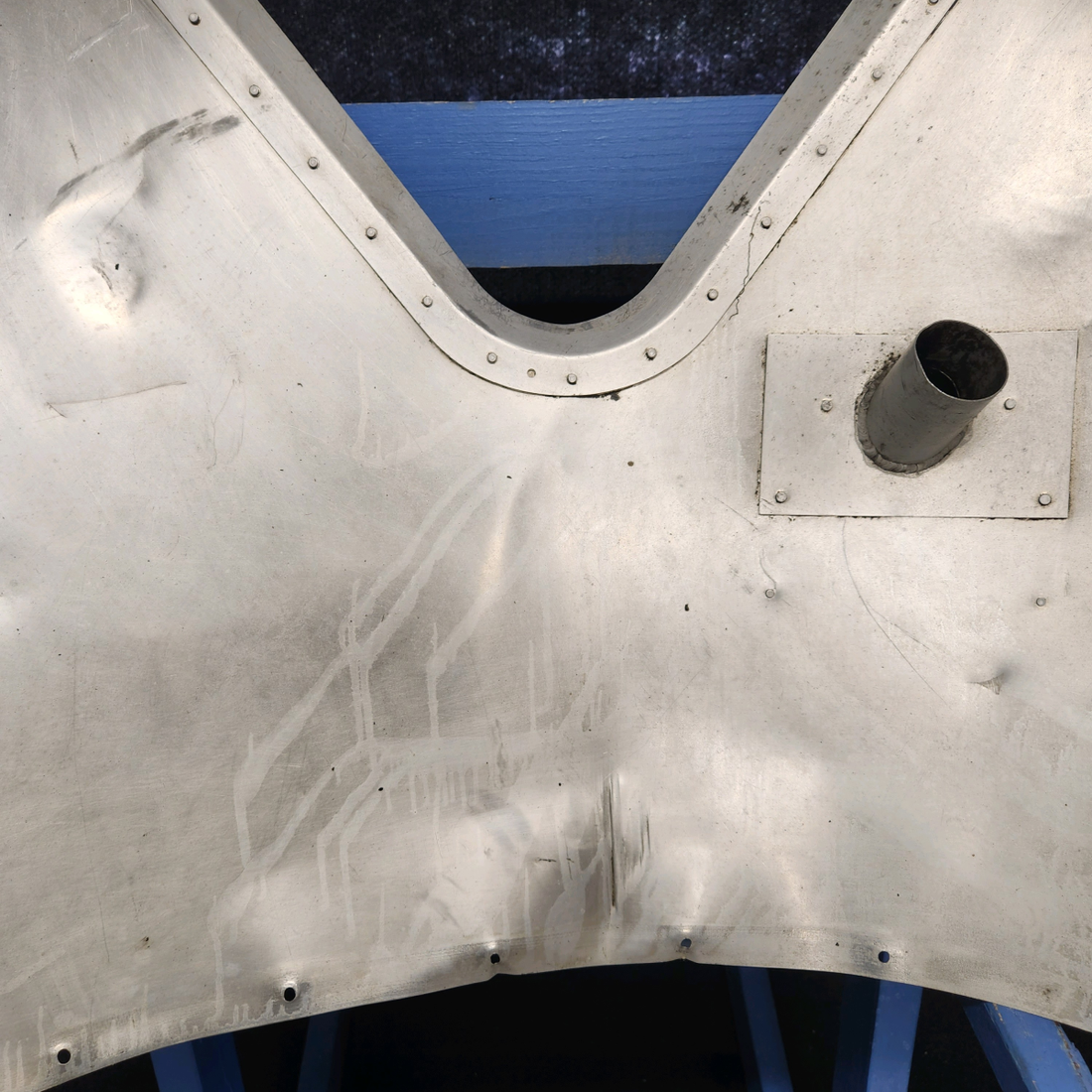 Used aircraft parts for sale, 62217-000 PIPER PA28-140 COMPLETE ENGINE BOTTOM COWL ASSY