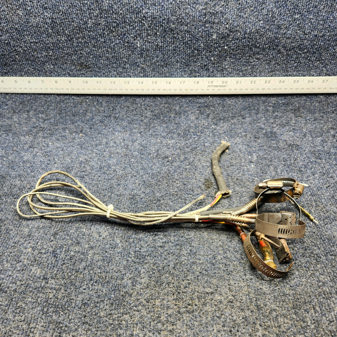Used aircraft parts for sale, 0223-003 Mooney M20J OAT/EGT GAUGE W/. EGT PROBES - NO OAT PROBE