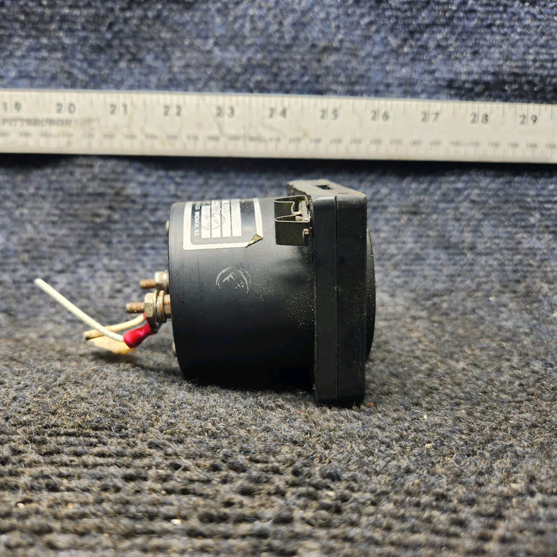 Used aircraft parts for sale, 96470‑1LW Mid-Continent Mooney M20J Clock/Test Instrument - Missing Knob