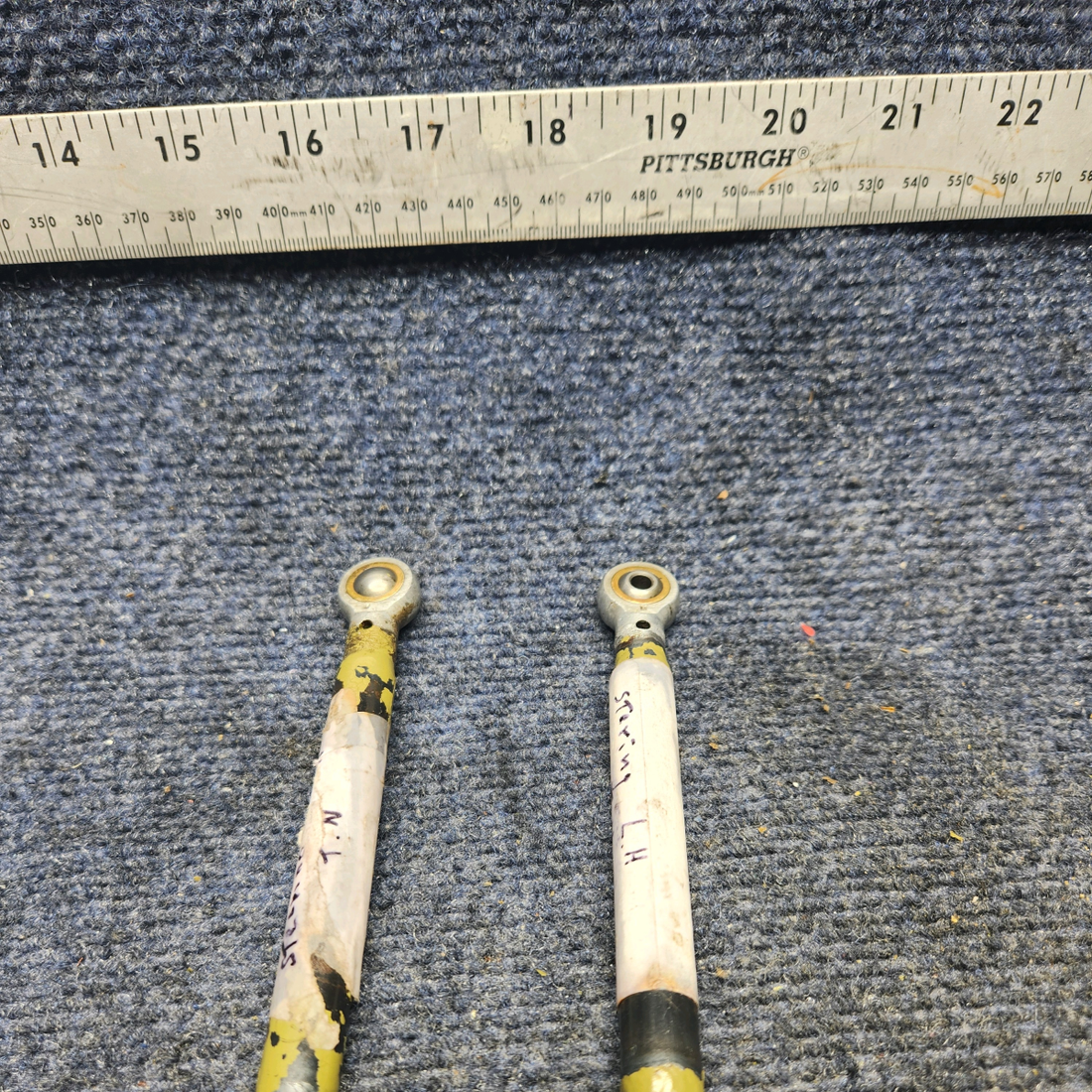 Used aircraft parts for sale, 915005-000 Mooney M20K RUDDER CONTROL ROD "PRICE PER EACH"