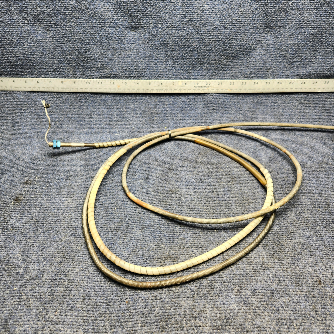Used aircraft parts for sale, 9860054-1 CESSNA C172RG FLAP POSITION CONTROL CABLE LENGTH: 147"