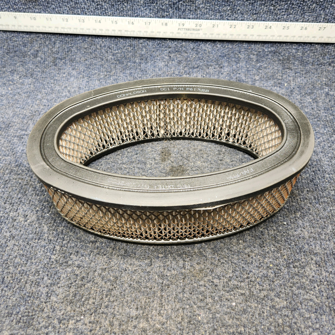Used aircraft parts for sale, P617058 PIPER PA28-140 DONALDSON OVAL PIPER FILTER