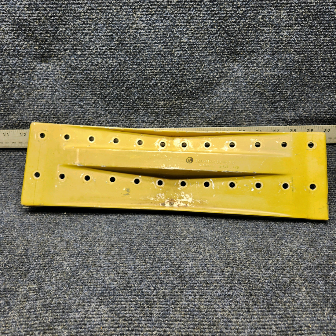Used aircraft parts for sale, 169-110014-1 Beechcraft C23 SUNDOWNER WING SPLICE PLATE UPPER MAIN SPAR