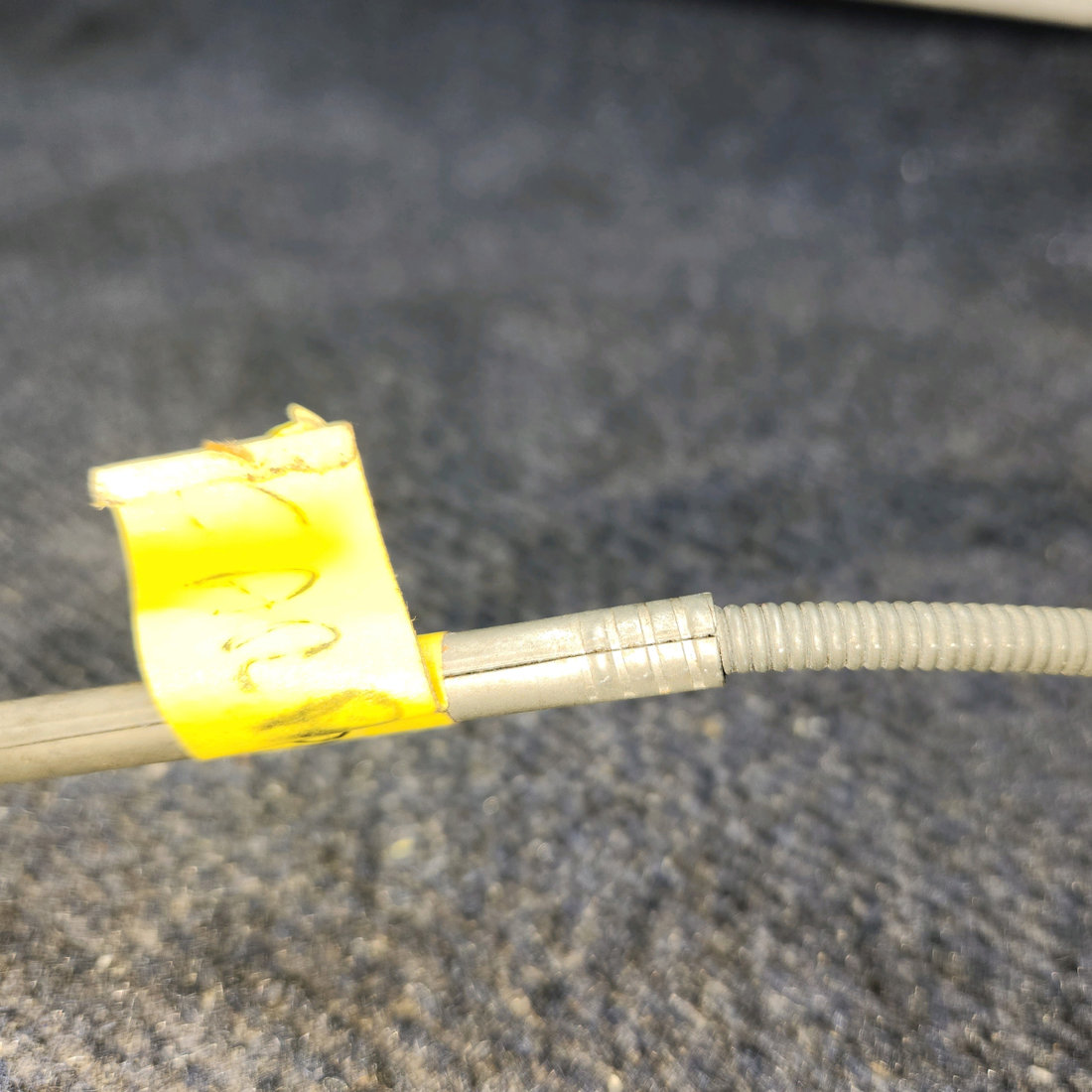 Used aircraft parts for sale, S1230-19 Cessna C-150J Carburetor Heat Control Cable 48"