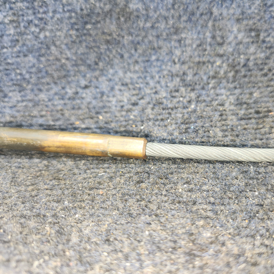 Used aircraft parts for sale, 660198-501 Mooney M20J Cowl Flap Control Cable – Length 20"