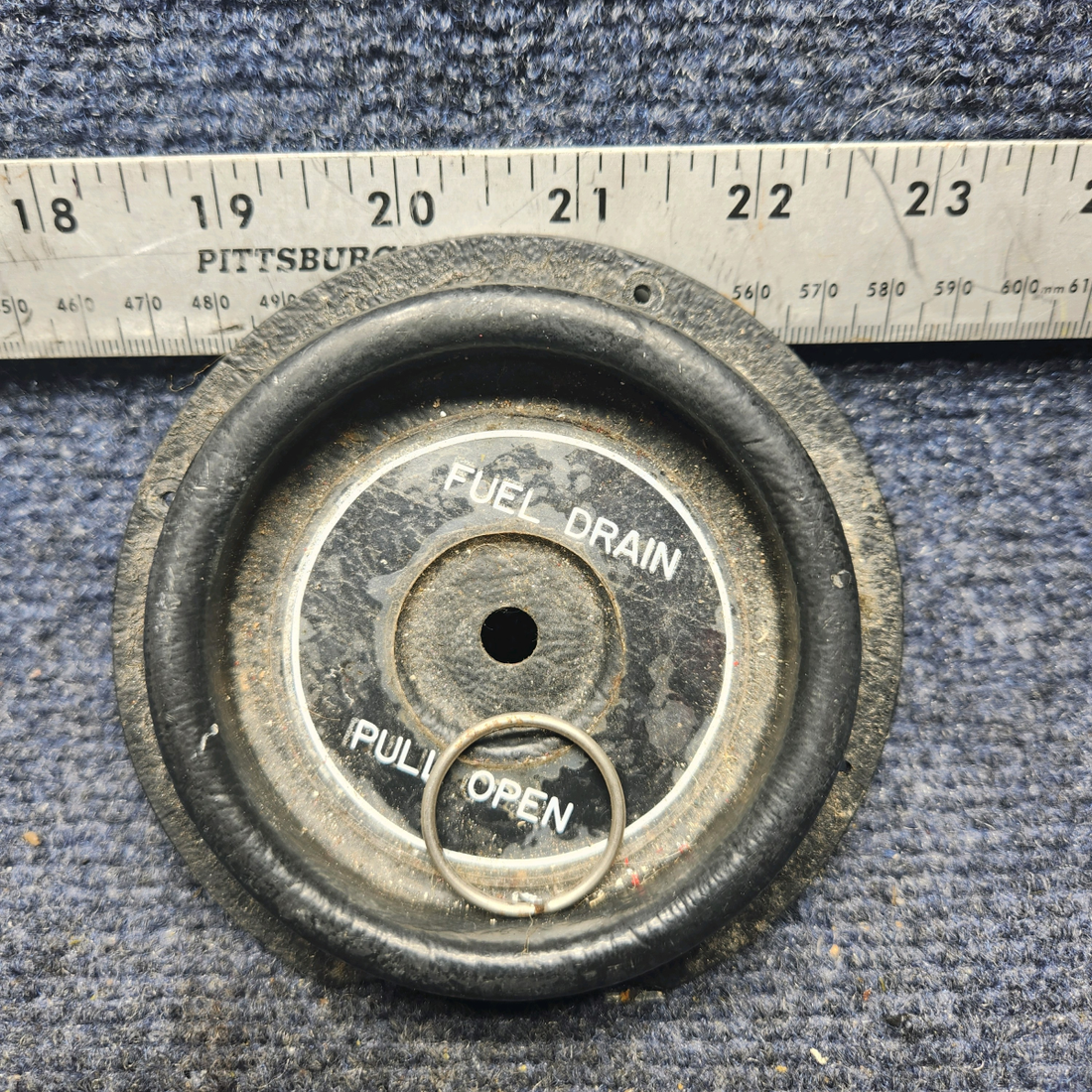 Used aircraft parts for sale, 610258-001 Mooney M20K FUEL GASCOLATOR TRIM COVER