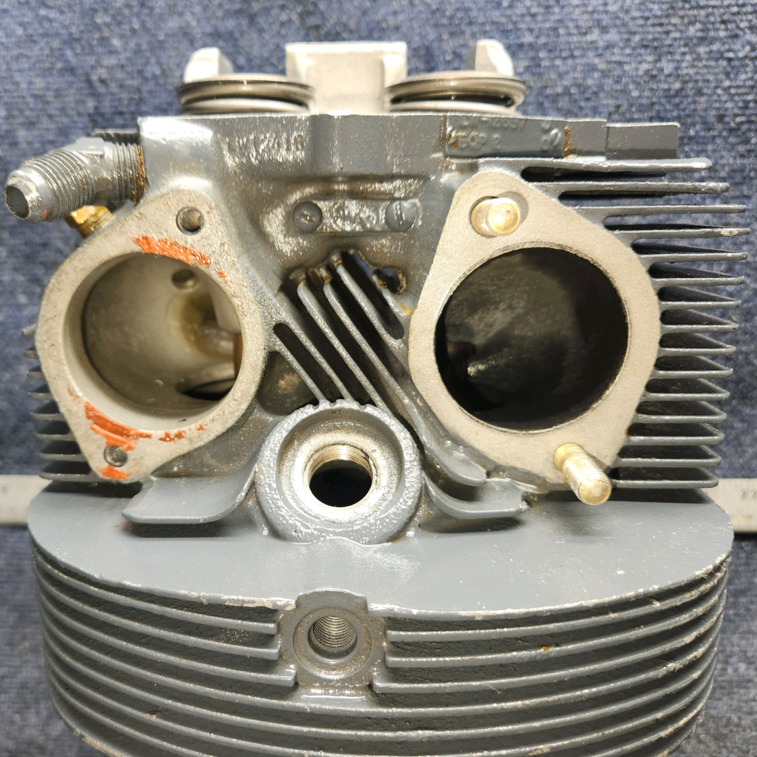 Used aircraft parts for sale, LW12416 Lycoming CESSNA 172K CYLINDER WIDE DECK USED IN O-320 SERIES CHROME -10 HRS ONLY