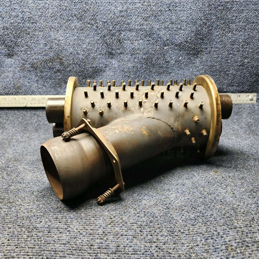 Used aircraft parts for sale, No Parts No M20J Mooney M20J MUFFLER ASSEMBLY & WITH CYL 1-2-3-4 HEADER ASSY REMOVE FROM N20J