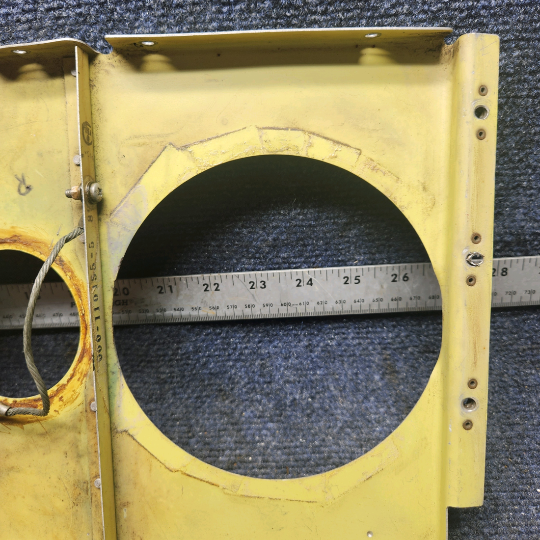 Used aircraft parts for sale, 000-110155-5 Beechcraft F33A FUEL CELL LINER SUPPORT