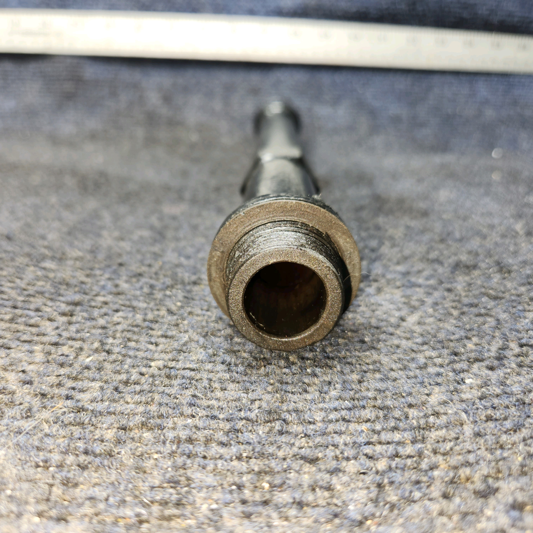 Used aircraft parts for sale, 75736 Lycoming O-320 Piper PA28-161 Oil Level Dipstick Tube – Length 12.25"