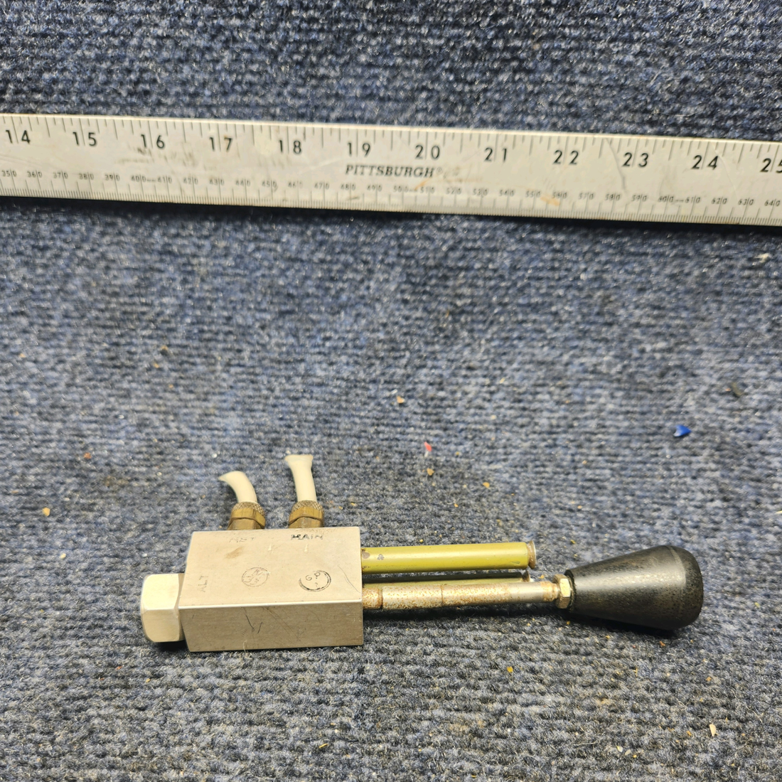 Used aircraft parts for sale, A-1390 Mooney M20K ALTERNATE STATIC SOURCE VALVE ASSEMBLY
