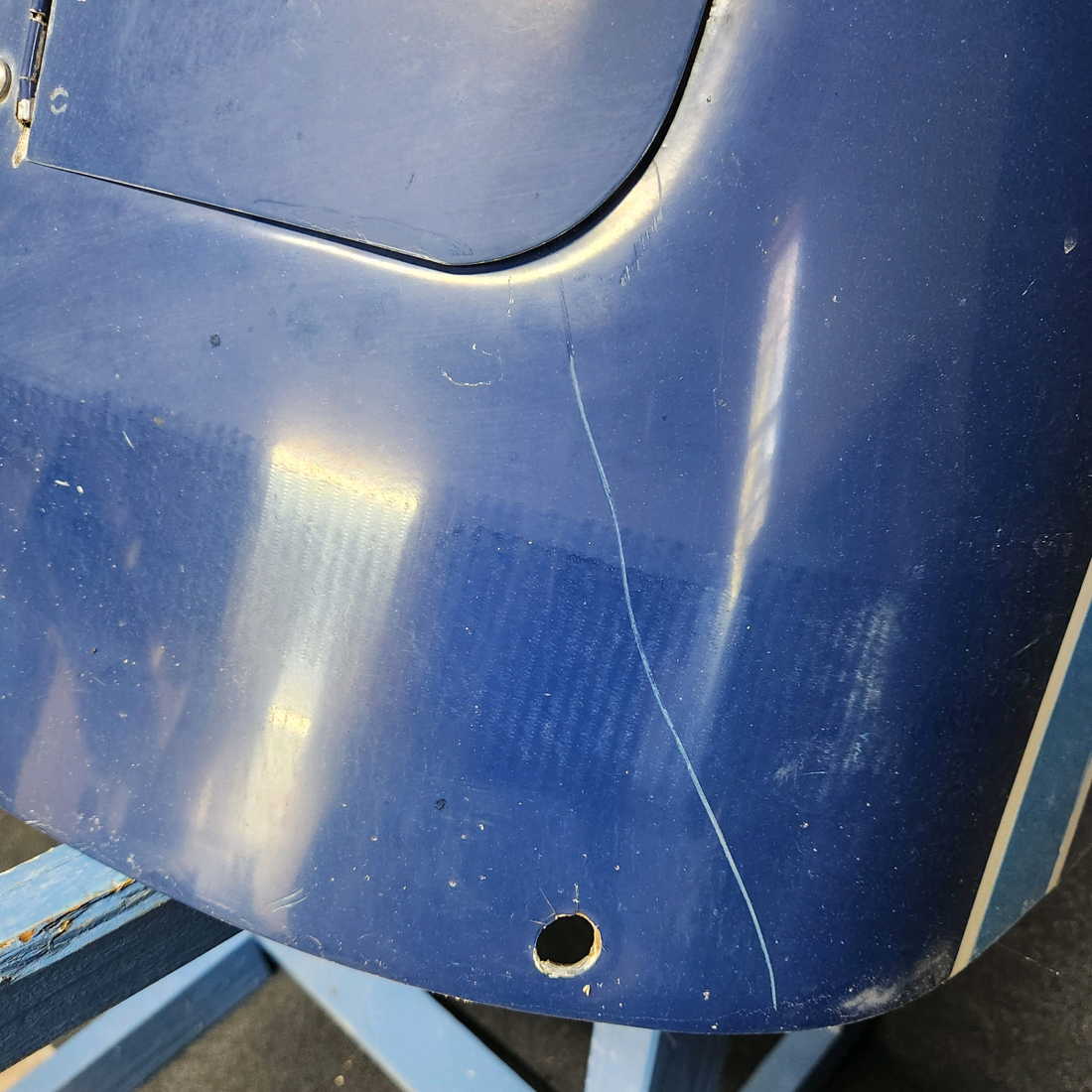 Used aircraft parts for sale, 169-910056-195 Beechcraft C23 SUNDOWNER UPPER COWLING ASSEMBLY